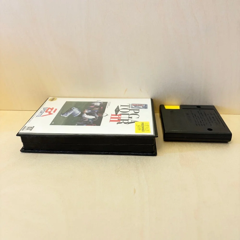 EA Sports PGA Tour Golf III Sega Genesis Retro Game Untested